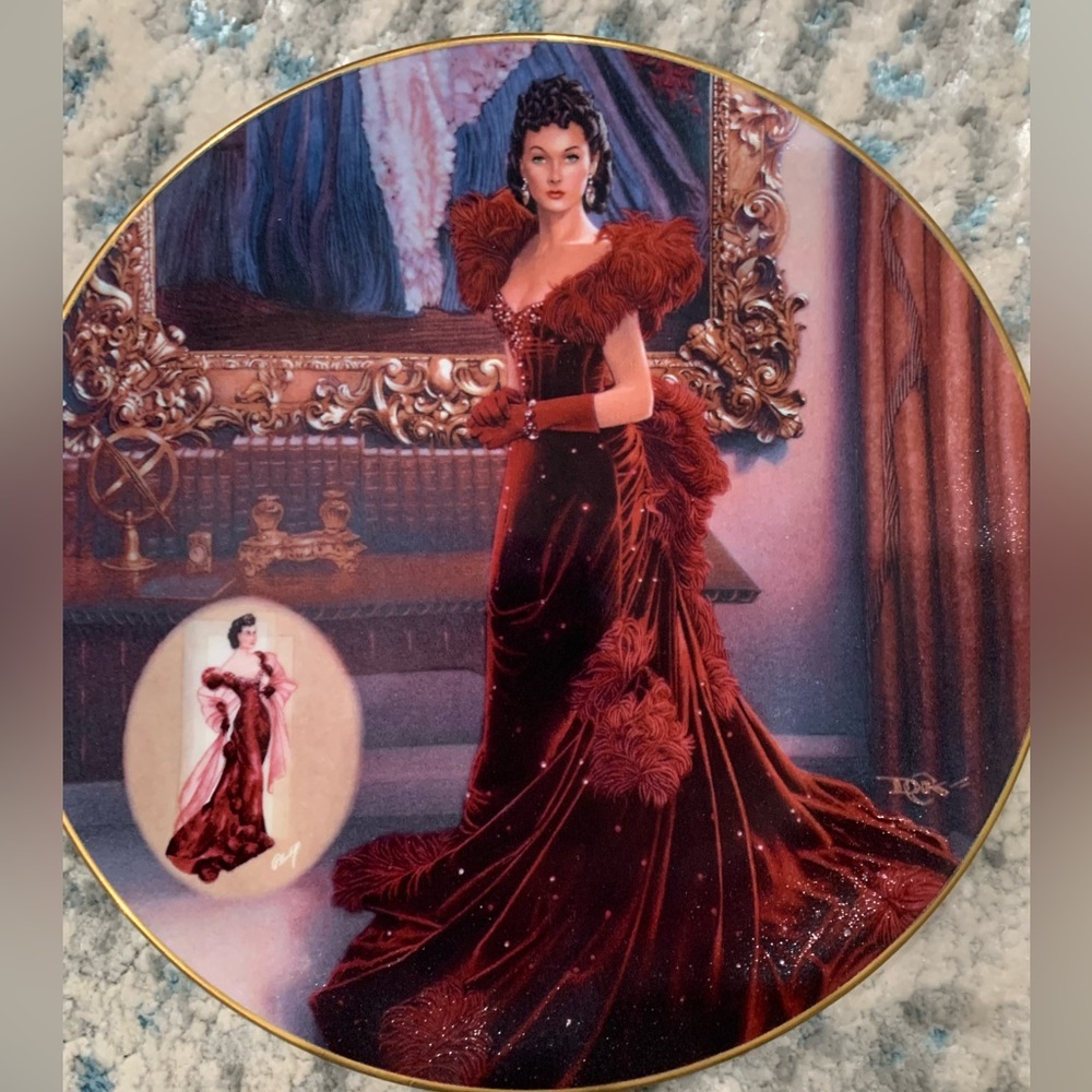 The Costuming of a Legend: Dressing Gone with the Wind bradex collectors plates